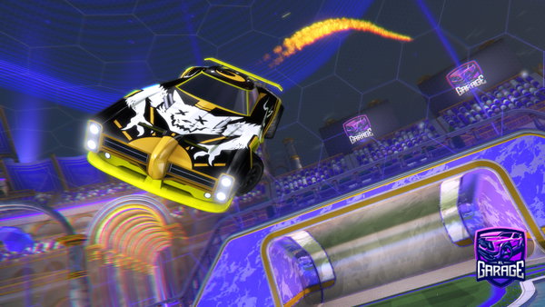 A Rocket League car design from unskippable_ad