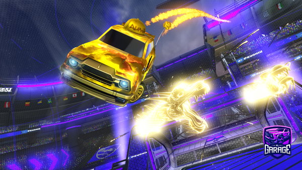 A Rocket League car design from lucolightning09
