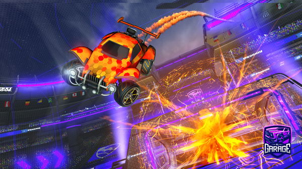 A Rocket League car design from WarlyWarlock