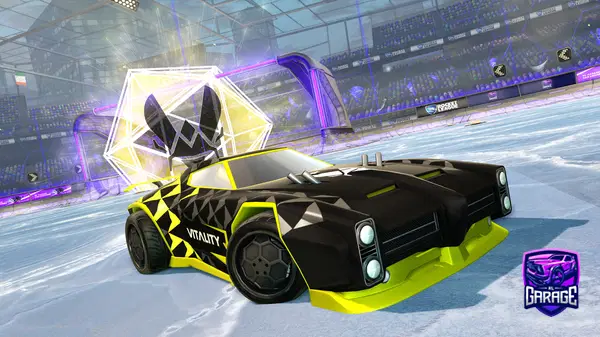 A Rocket League car design from Letsgo12