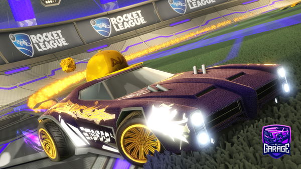 A Rocket League car design from Road-to-blk-dieci