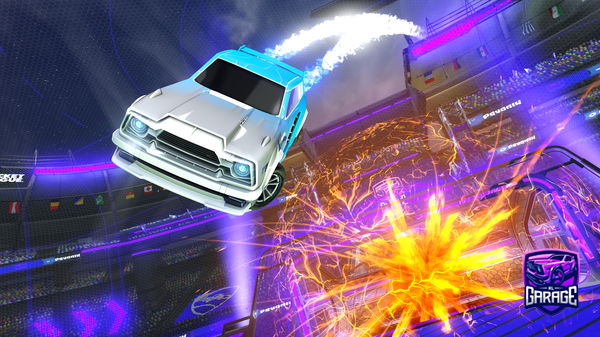 A Rocket League car design from SchoolPizzaParty