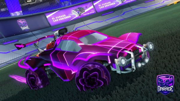 A Rocket League car design from Mlontor