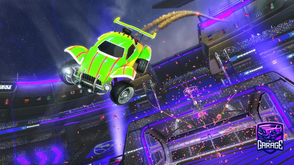 A Rocket League car design from Pinkydieerste