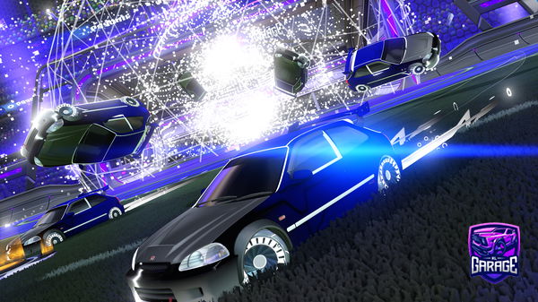 A Rocket League car design from satsinish