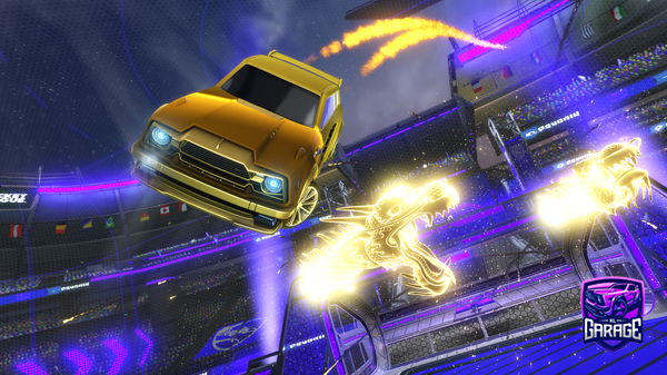 A Rocket League car design from OnajlikizHR