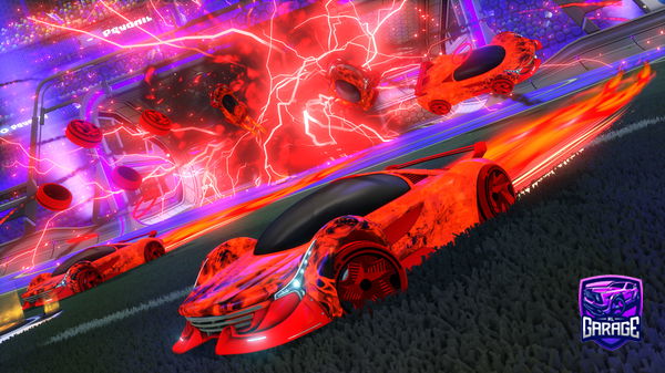 A Rocket League car design from DizzyHyena997