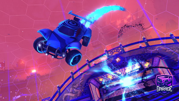 A Rocket League car design from Fetus-