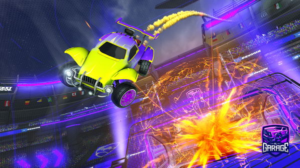 A Rocket League car design from krayphoni