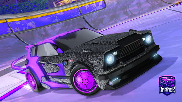 A Rocket League car design from mibble