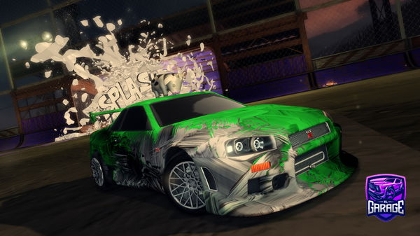 A Rocket League car design from NightJunior72