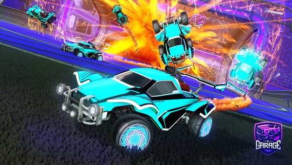 A Rocket League car design from lilronaldo9