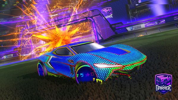 A Rocket League car design from MoffBoff