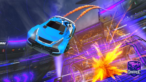 A Rocket League car design from Danixioooo