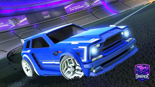 A Rocket League car design from PotatoFace15