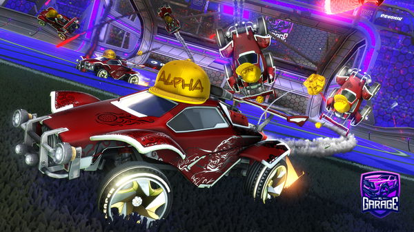 A Rocket League car design from King_the_super72of