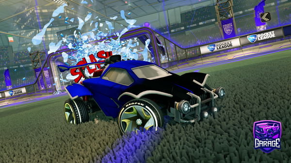 A Rocket League car design from futlfc