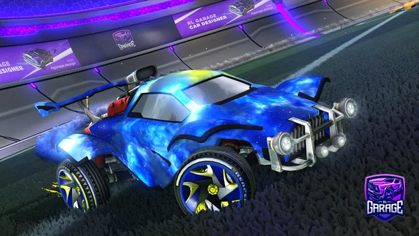 A Rocket League car design from Outburst