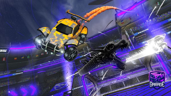 A Rocket League car design from -Mouni-