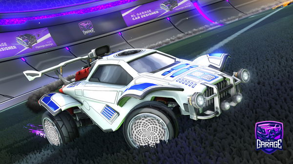 A Rocket League car design from Wbnoskill