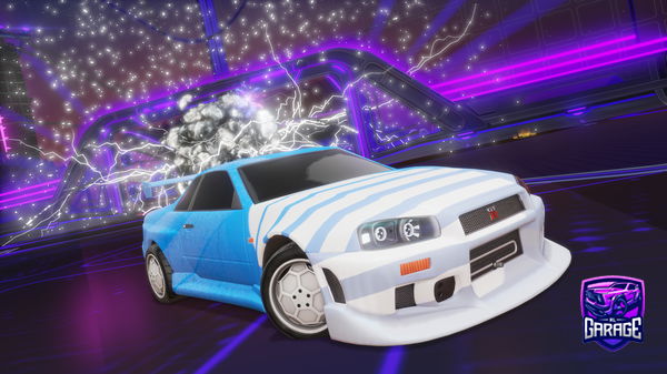 A Rocket League car design from Leon_shipley