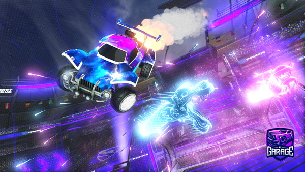 A Rocket League car design from LUPERR