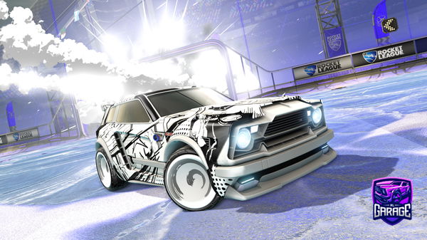 A Rocket League car design from Mk267M