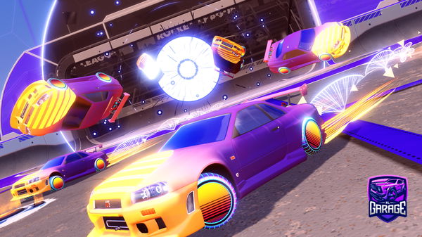 A Rocket League car design from Kwassant