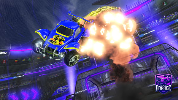 A Rocket League car design from evaporcorvo