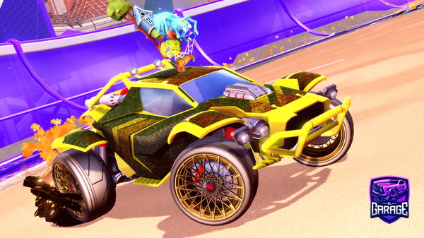 A Rocket League car design from dieguilin