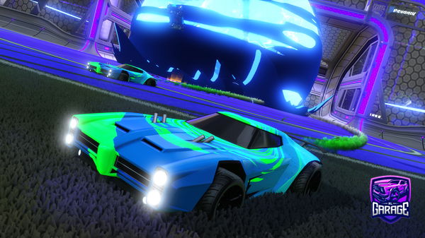 A Rocket League car design from GalaxyXD21