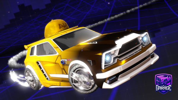 A Rocket League car design from AlphaBooger