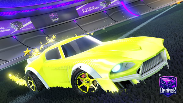 A Rocket League car design from MrGilly21