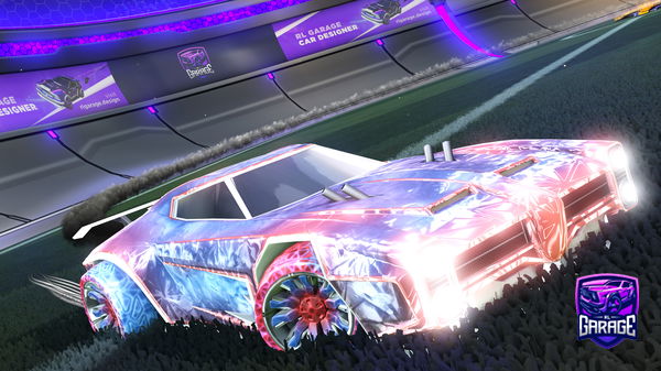 A Rocket League car design from finnobi