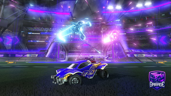 A Rocket League car design from Andresguitar10