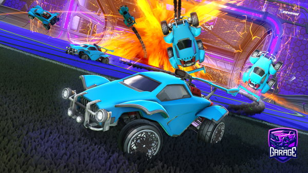 A Rocket League car design from Grivent