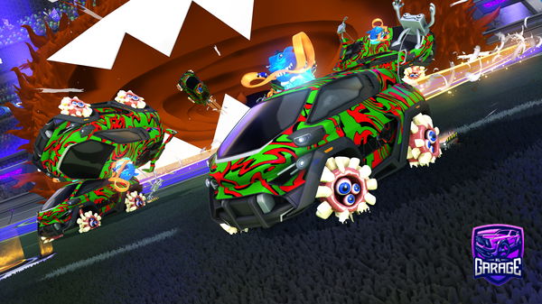 A Rocket League car design from hugzcrii