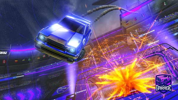 A Rocket League car design from q_vn4
