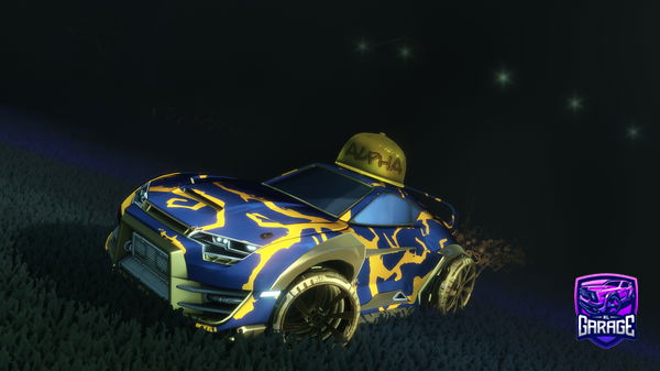 A Rocket League car design from 1stburtonboy06