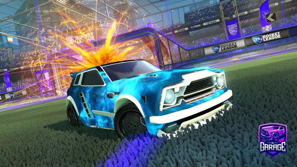 A Rocket League car design from Blanc_YT