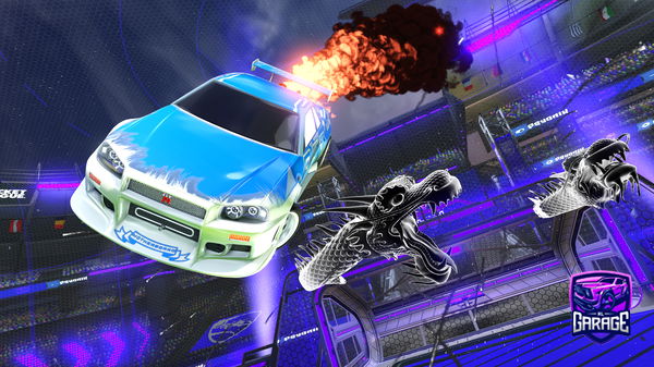 A Rocket League car design from DeltaFrost1006