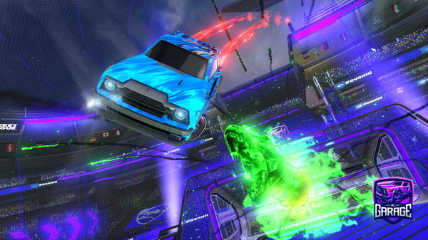 A Rocket League car design from Midni