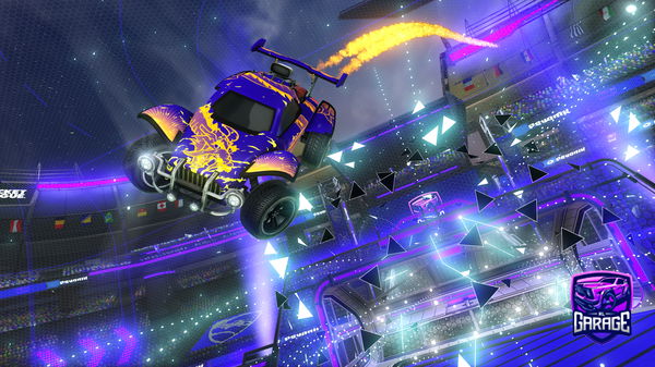 A Rocket League car design from rooting