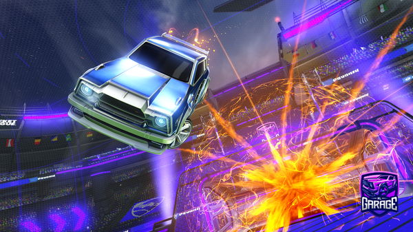 A Rocket League car design from SchoolPizzaParty