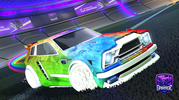 A Rocket League car design from LMKatb