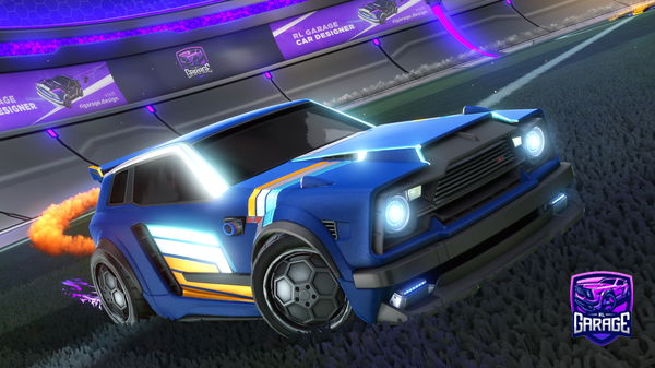 A Rocket League car design from BoA_zAqua