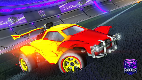 A Rocket League car design from MRBusterino