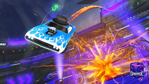 A Rocket League car design from satrina