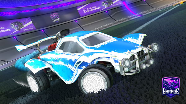 A Rocket League car design from JohnyBoi_13