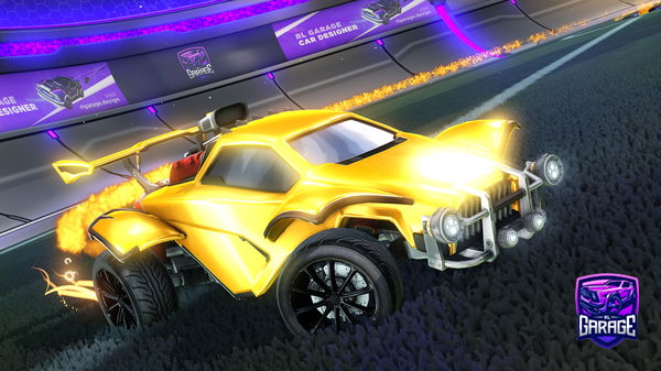 A Rocket League car design from winbros10